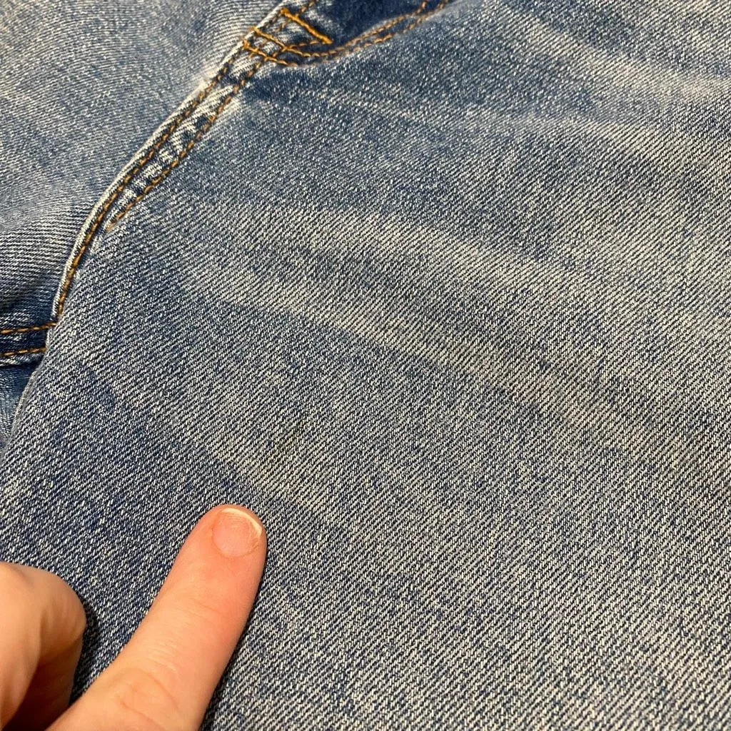 Johnny Was West Side Eyelet Baby Boot Embroidered Jeans Size 30 - Image 9