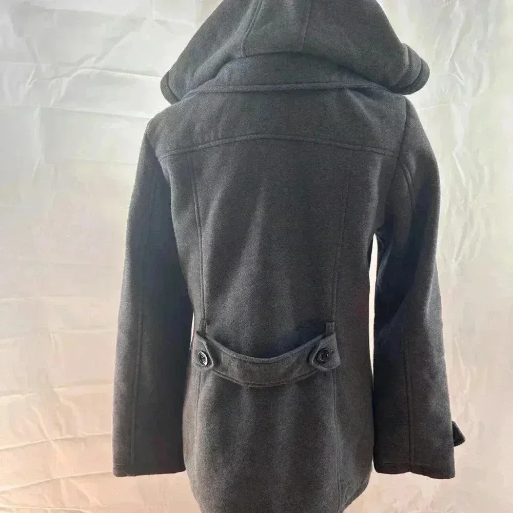 Apt. 9  Gray Hooded Jacket Large - Image 2