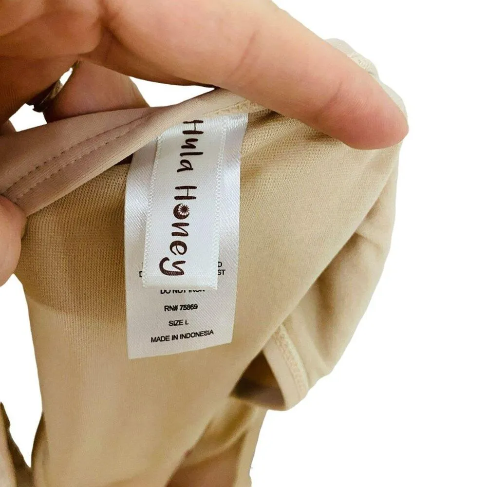 Hula Honey Colorblocked Molded Cup Push-Up Bikini Set Womens Large - Image 12