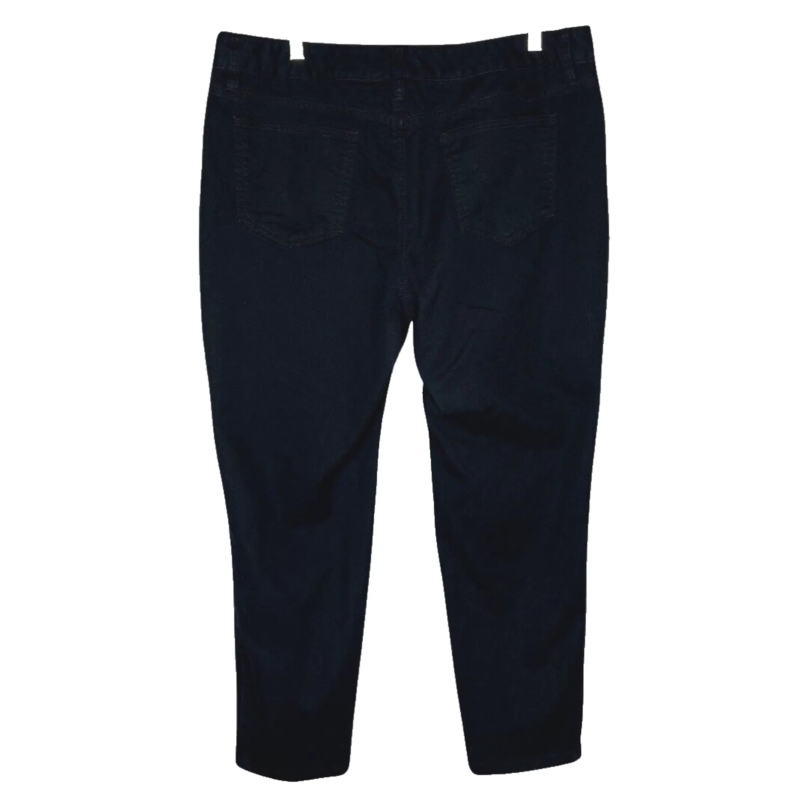 Lands End Jeans Womens 16 Black Fit 2 Skinny Everyday Basic Neutral Minimalist - Image 2