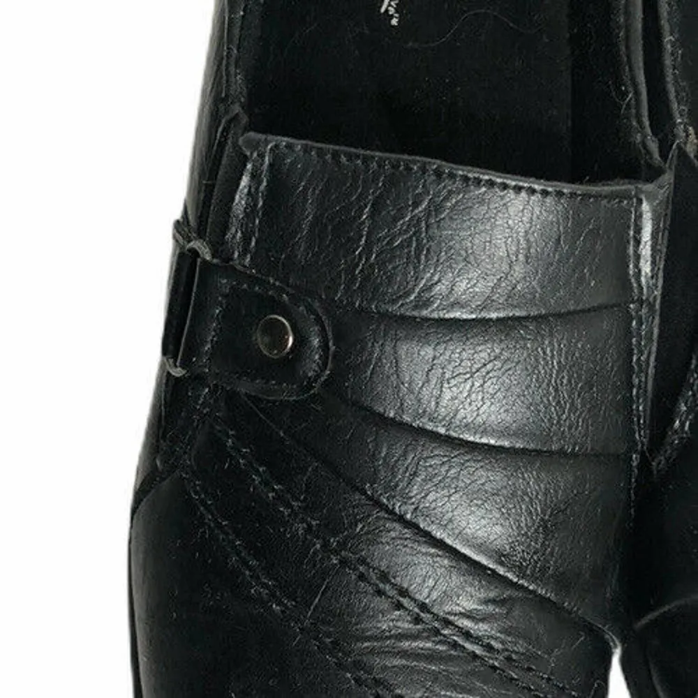 Womens Easy Street Comfort Wave Lightweight Slip On Comfort Shoes Black Size 7M - Image 5