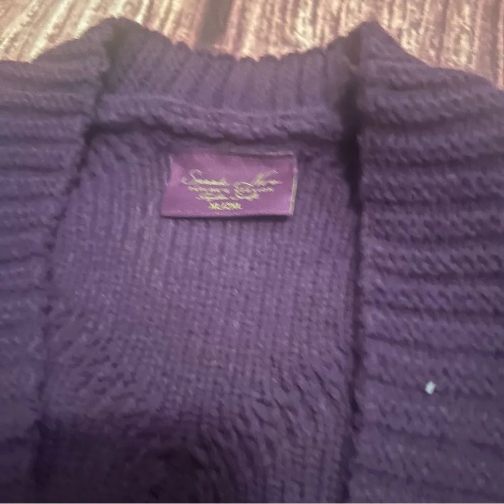 Women’s Taylor Swift Speak Now Purple Cardigan for Re-record Drop XL/2XL - Image 3