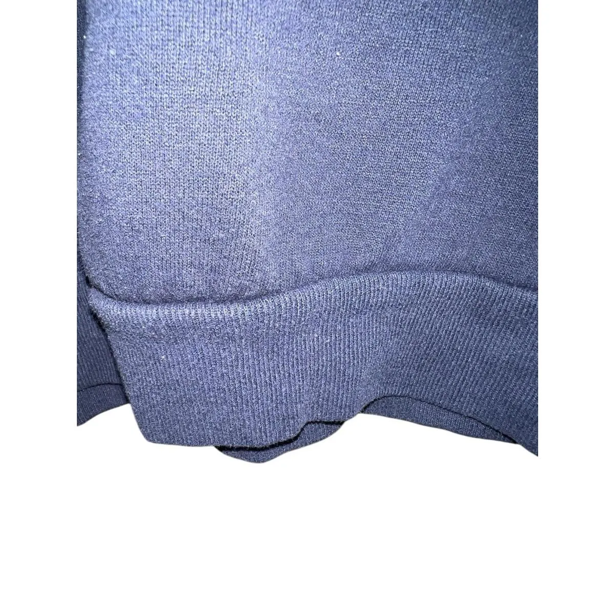 Vintage 90s Christmas Snowman Holiday Sweatshirt Grandma Core Navy L Blue Size L - Image 3