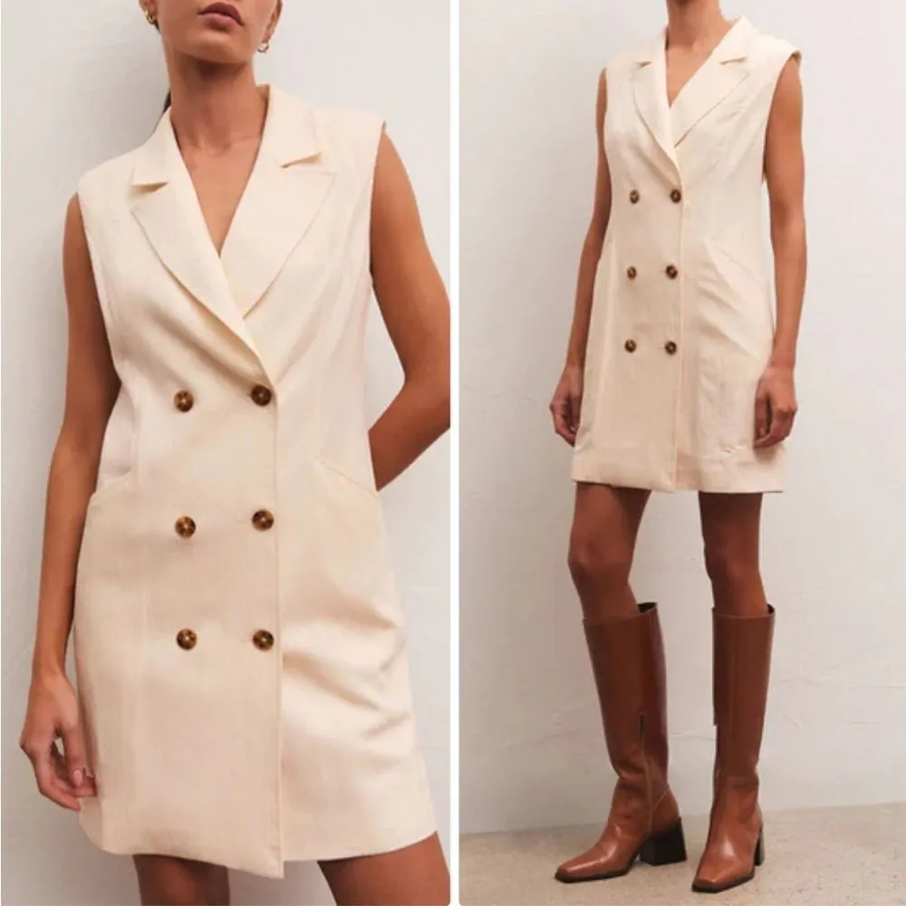 Z supply tailored vest mini blazer dress - Image 2