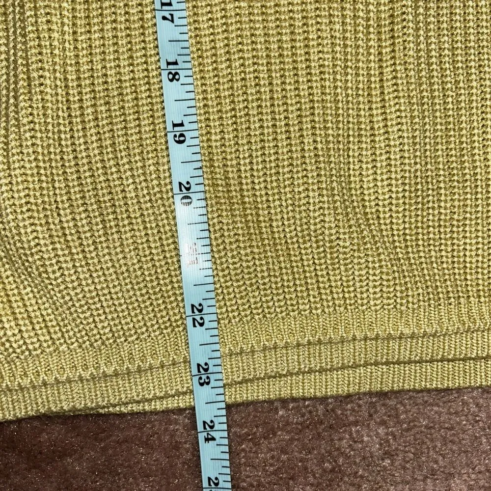 NWOT Lululemon Ribbed Turtleneck Sweater Dew Green Size M/L Cashmere/Cashlu - Image 10