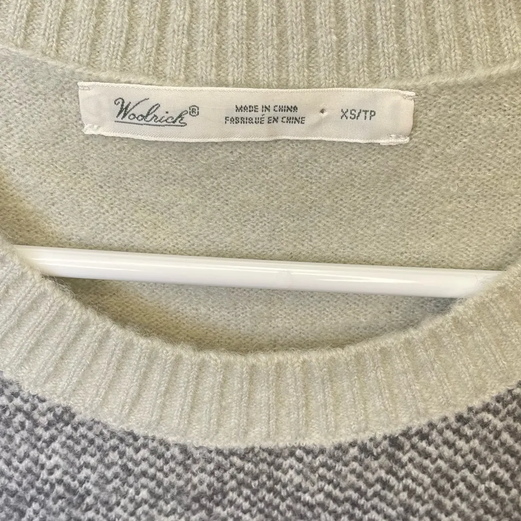 Woolrich Women's Sheep Mountain Pattern Soft Wool Blend Knit‎ Sweater Size XS - Image 3