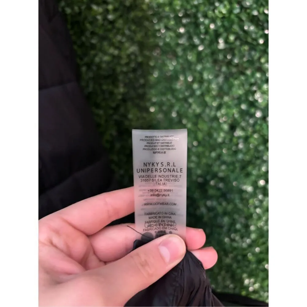 OOFWEAR LONG QUILTED PUFFER COAT SIZE 40/ US 2 OVERSIZED Black - Image 6