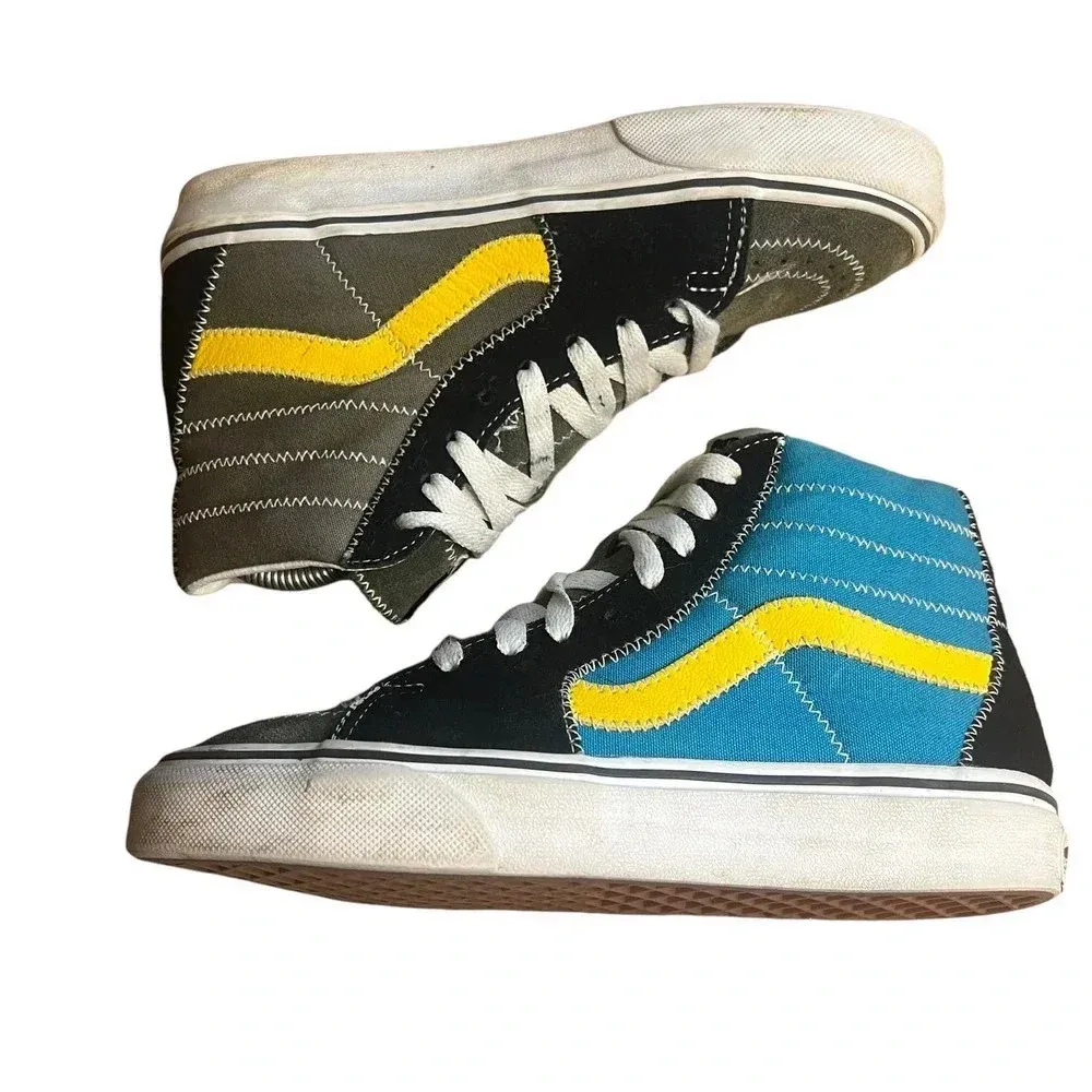 Vans‎ Sk8-Hi Zig Zag High Top Sneakers Multicolor Skate Shoes Women’s Size 5 - Image 2