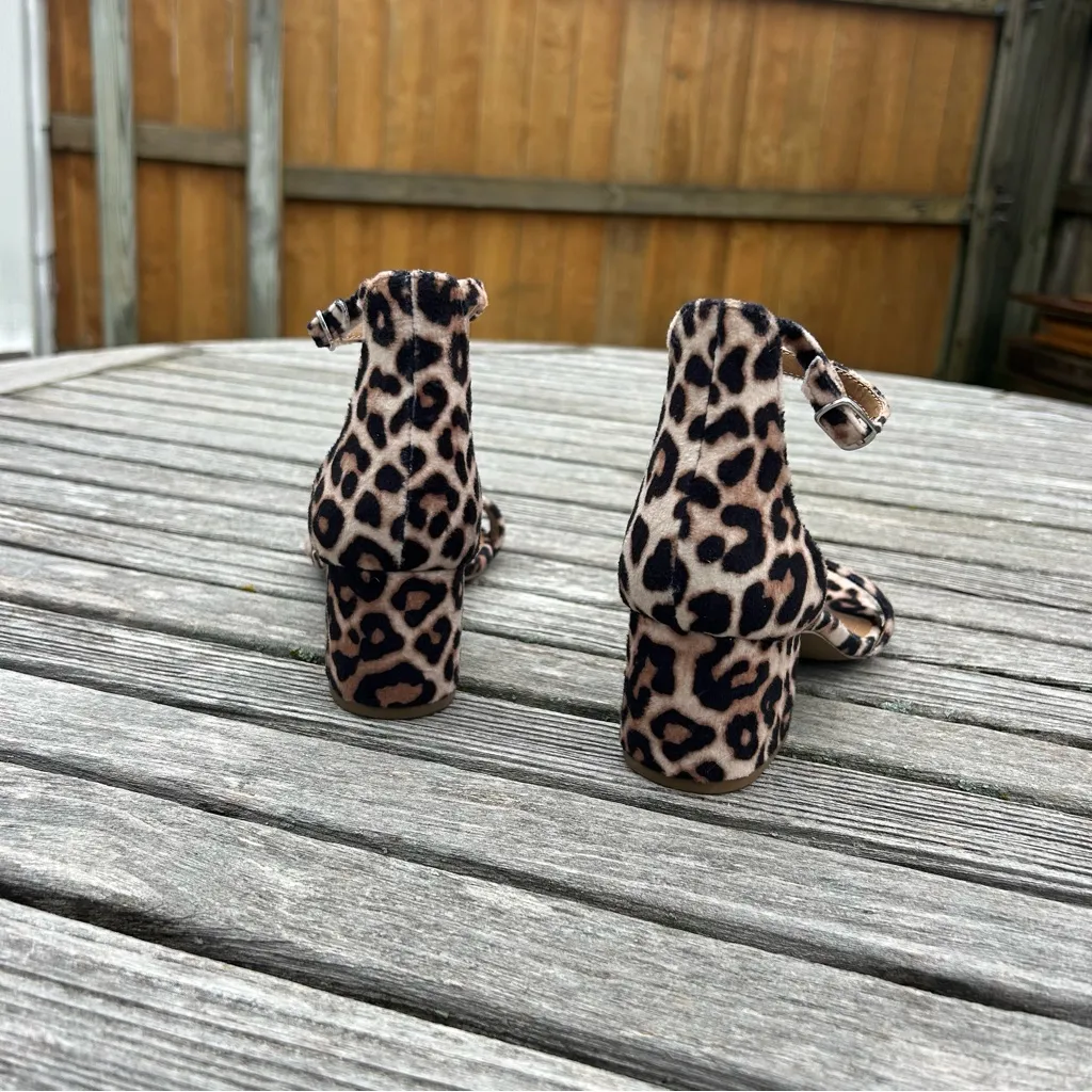 Steve Madden Women's Irenee Block-Heel Sandals size 6 cheetah animal furry‎ - Image 8
