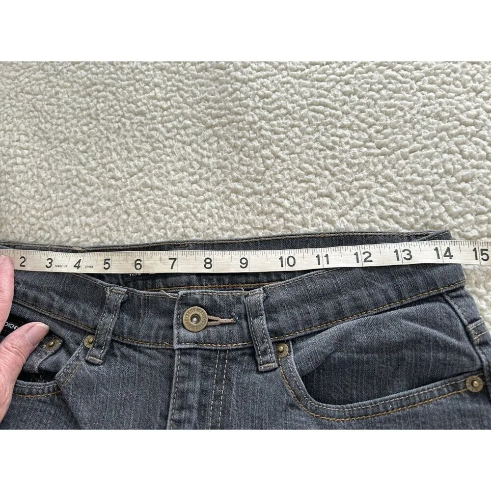 DKNY Jeans Womens Black Soho Boot Cut Stretch Denim Mid Rise 5 Pocket Size 6R - Image 6