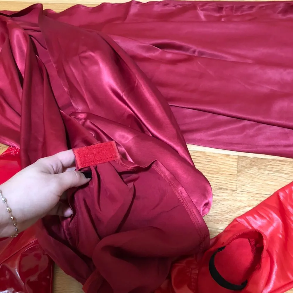 scarlet witch cosplay / halloween costume Red Size M - Image 3