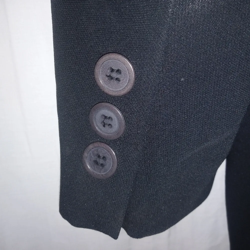 Jones of NY 18W XL Solid Black Dress Blazer Plus Funeral - Image 6