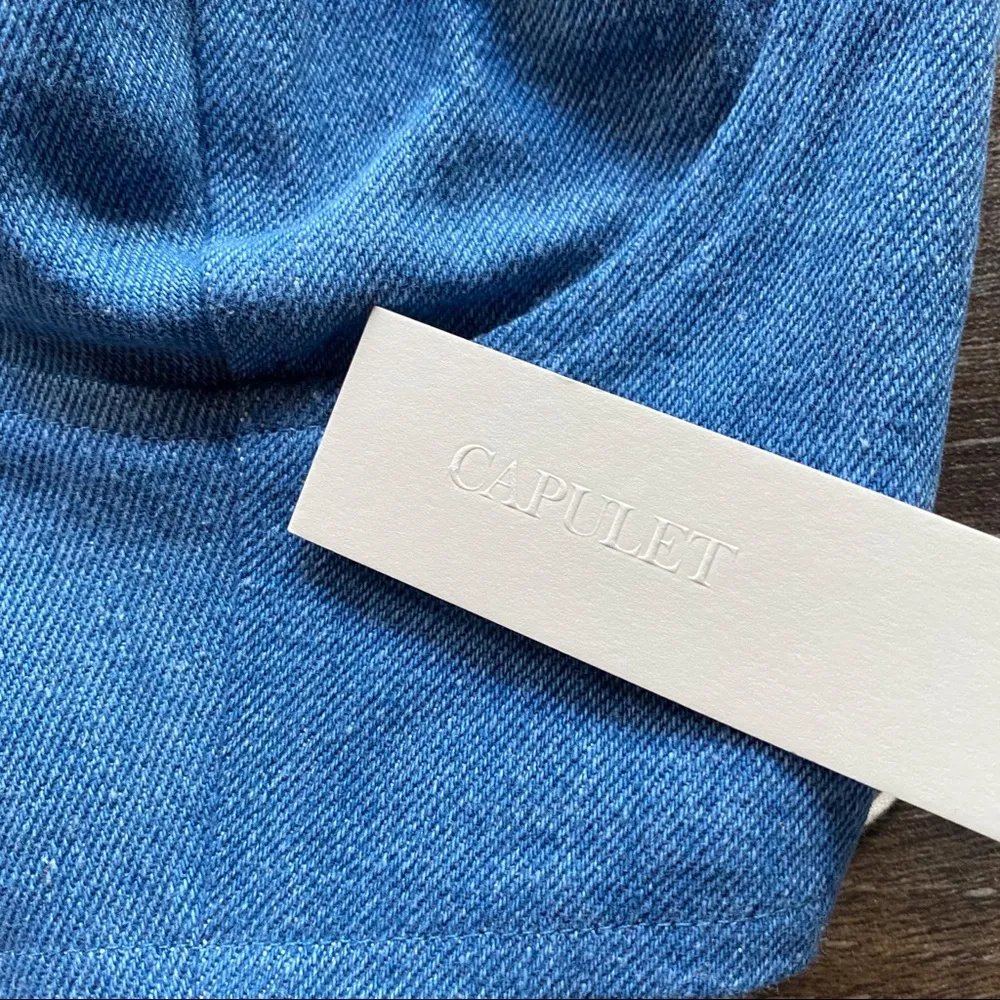 Capulet Hayley Bustier Tie Strap Crop Top Size XS - Image 8