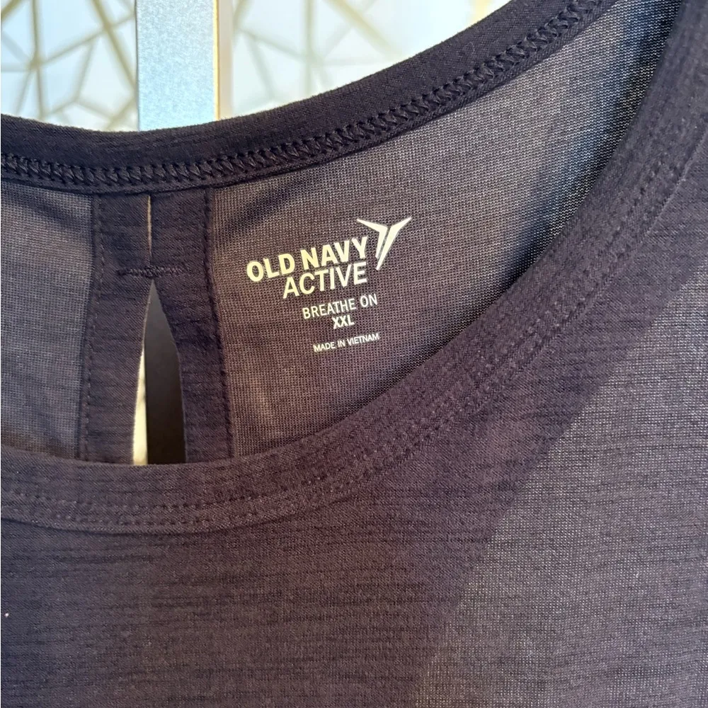 Old Navy Women’s Active Breathe On Tank Top, Gray, XXL - Image 2