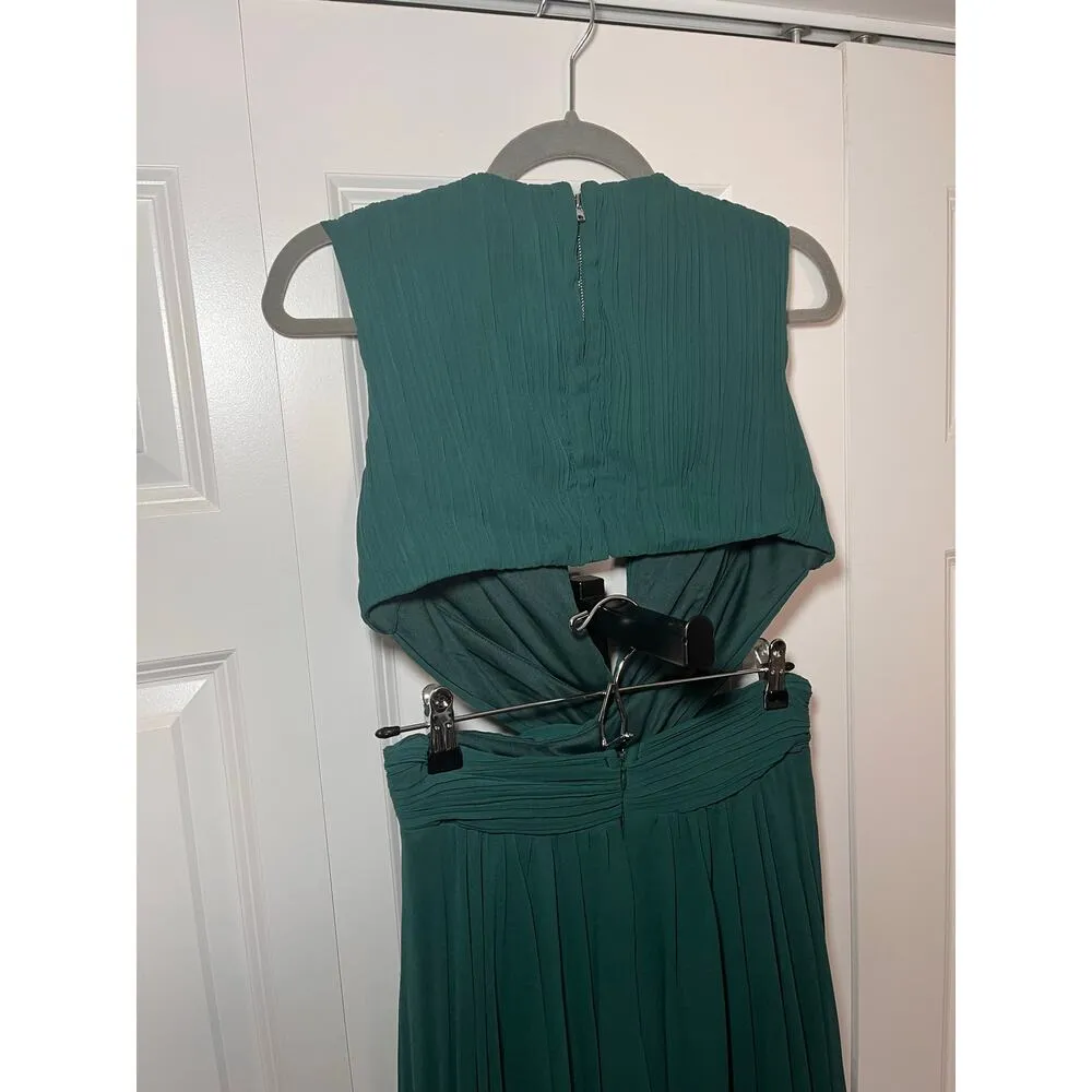 Lulus Vivid Imagination Emerald Green Cutout Maxi
Dress Size M - Image 10