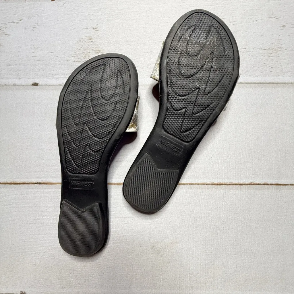 Nine West - Women’s Faux Snake Skin Slip On Shoes - Size 5.5 - Image 4