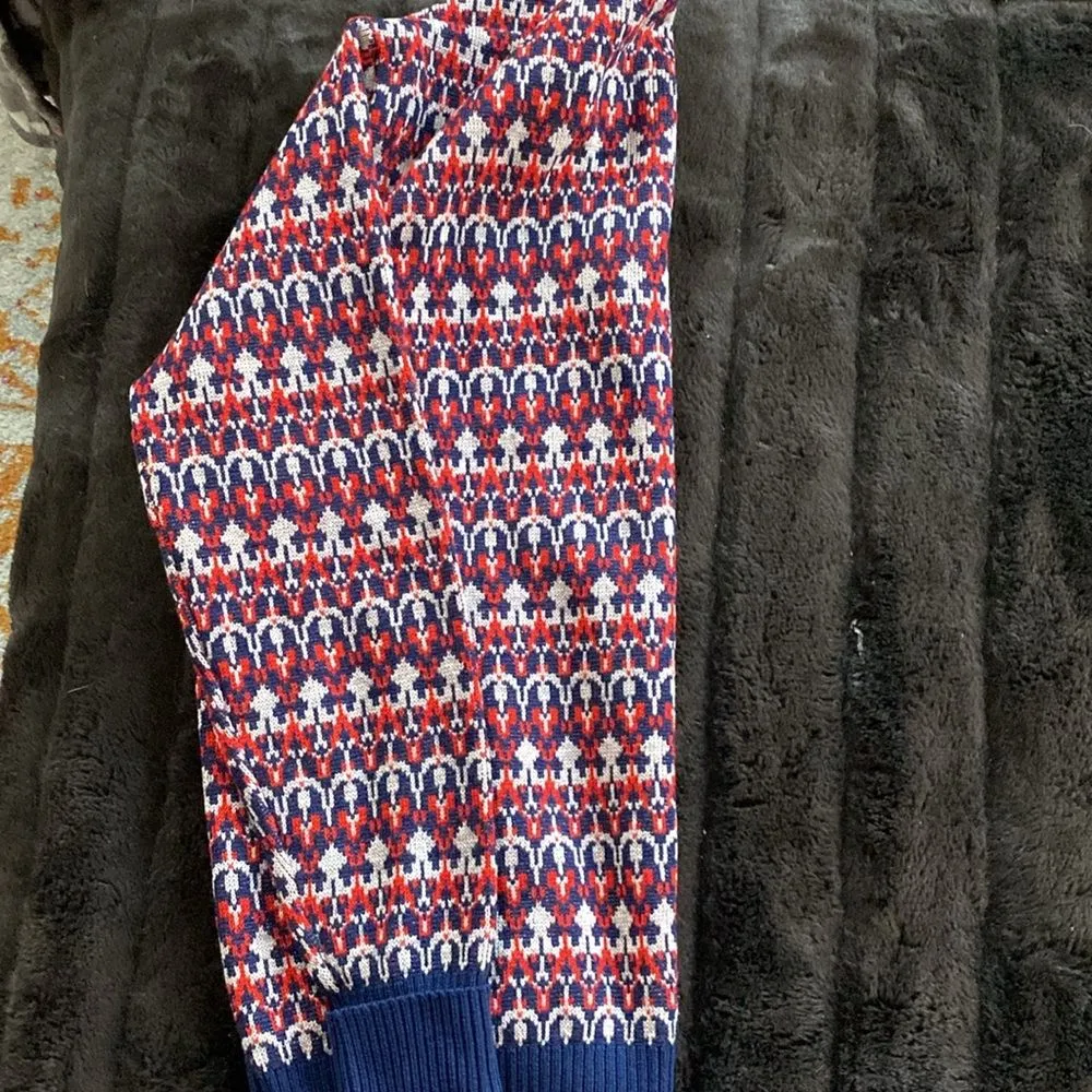 Vintage jaeger lambswool sweater. Size M Blue Size M - Image 8