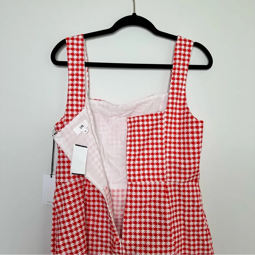 NEW LPA Elisa Red Houndstooth Dress - Image 8