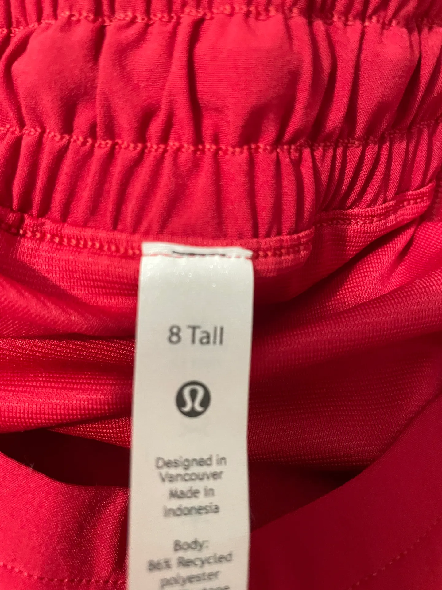 Lululemon Shorts Red 4” - Image 3