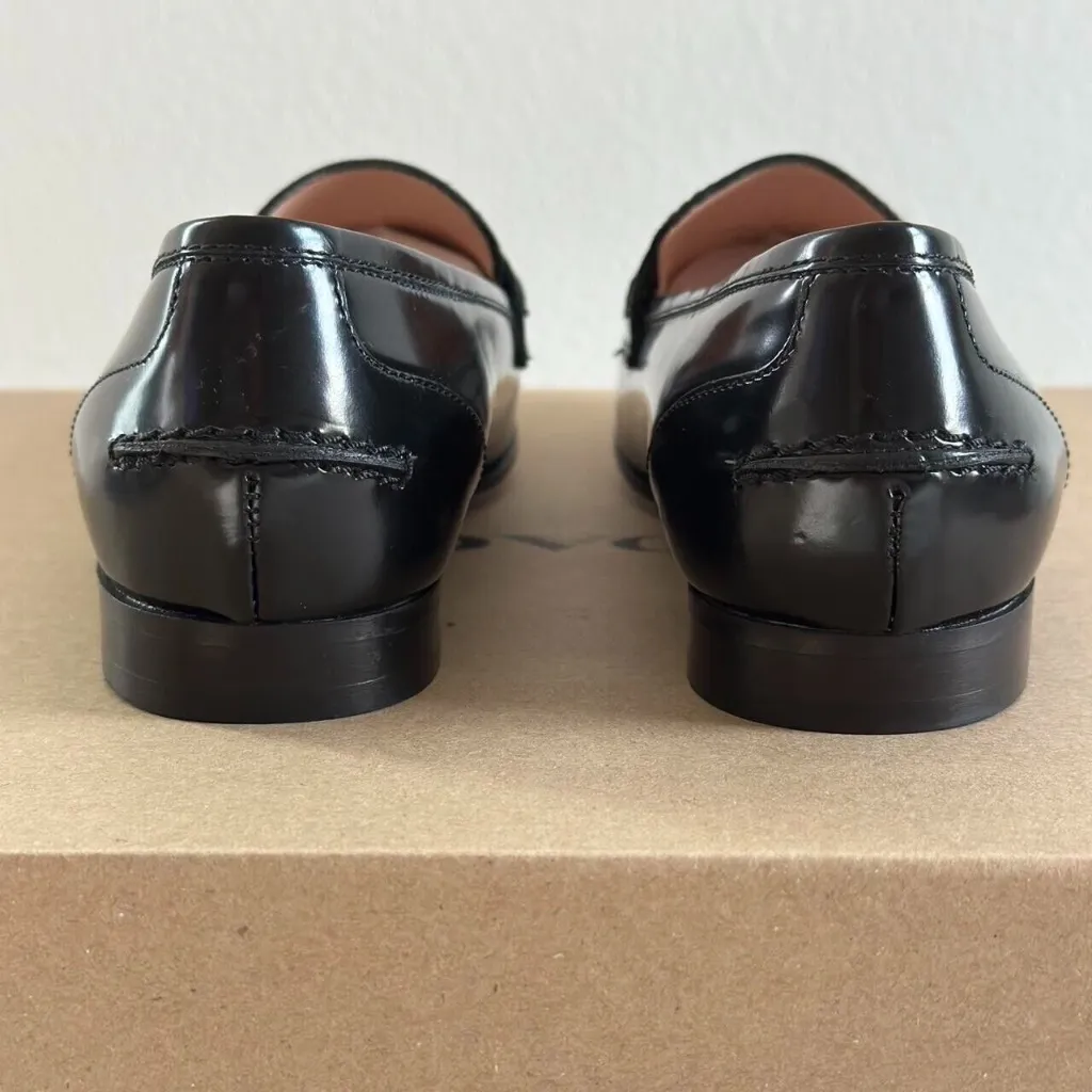 J.Crew Academy Penny Loafers in Black, Size 7 - Image 10
