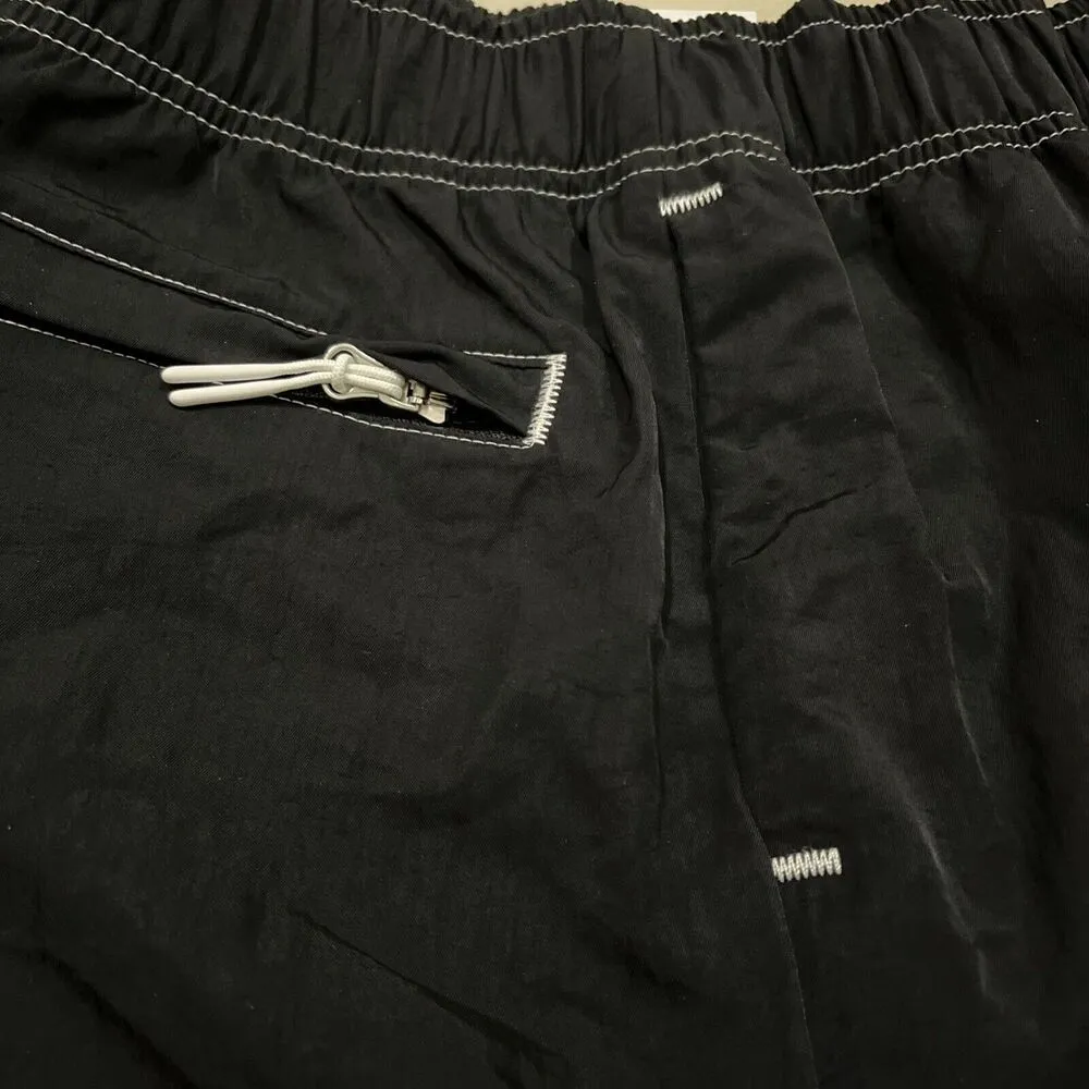 Athletic Shorts Loose Fit High Rise Womens Medium Black DM6752-010 - Image 6