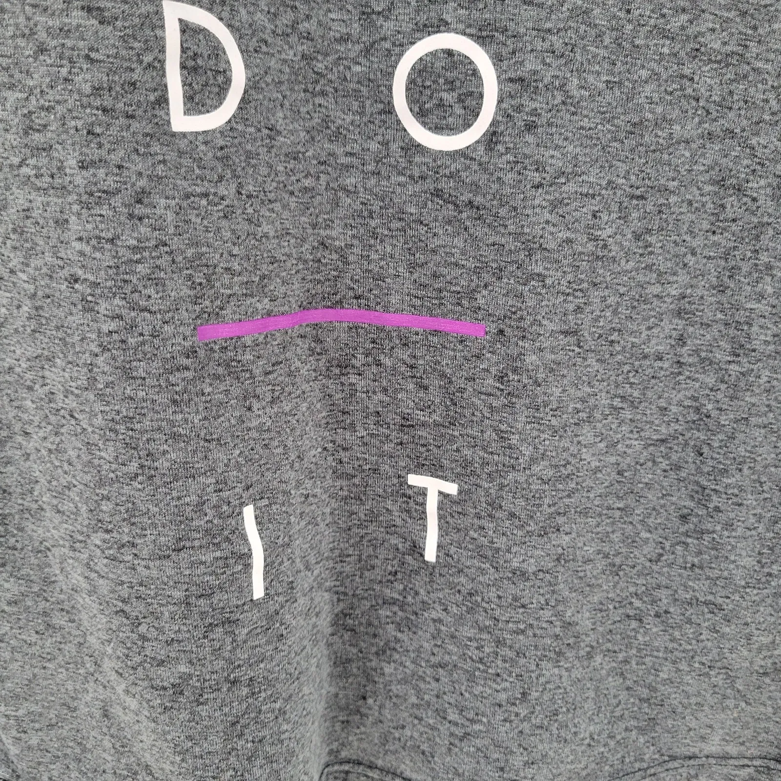 Nike Dri-Fit Womens Tank Top XS Gray Just Do It Graphic Racer Back‎ Activewear - Image 10