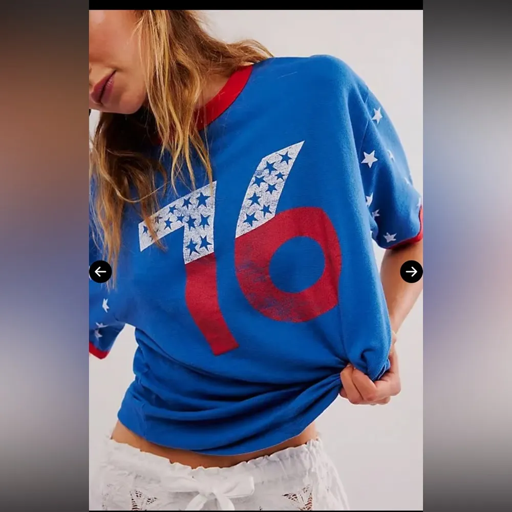 NWOT free people ragabound Lost & Found Ringer Tee - Image 3