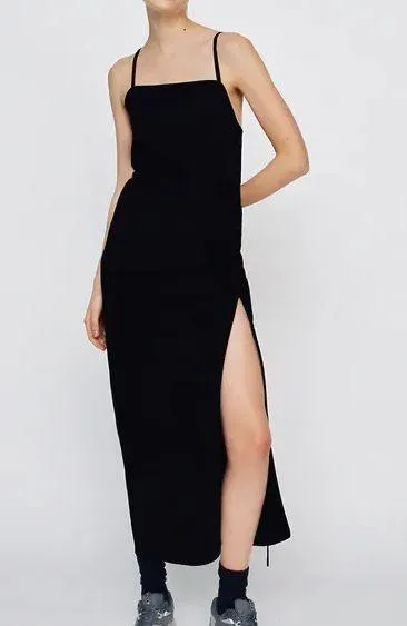 NWT Straight Neck Ruched Draped Black Dress Size L - $67 New With Tags - From Kare NWT Straight Neck Ruched Draped Black Dress Size L - $67 New With Tags - From Kare
