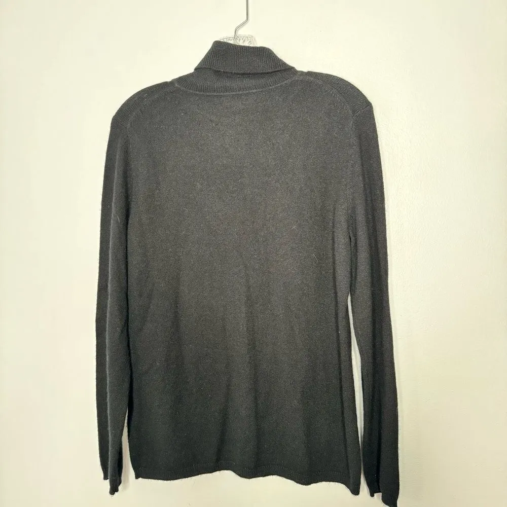 Charter Club black cashmere sweater size medium - Image 5