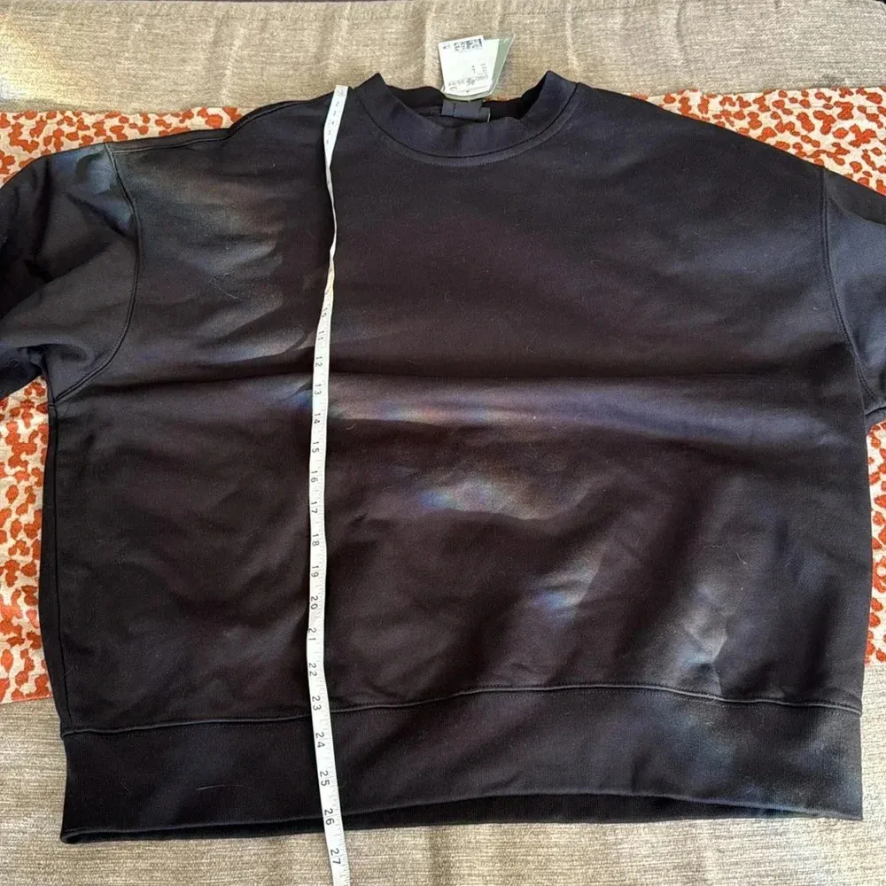 H& M oversized 100 % cotton black sweatshirt size large new with tags unisex - Image 13