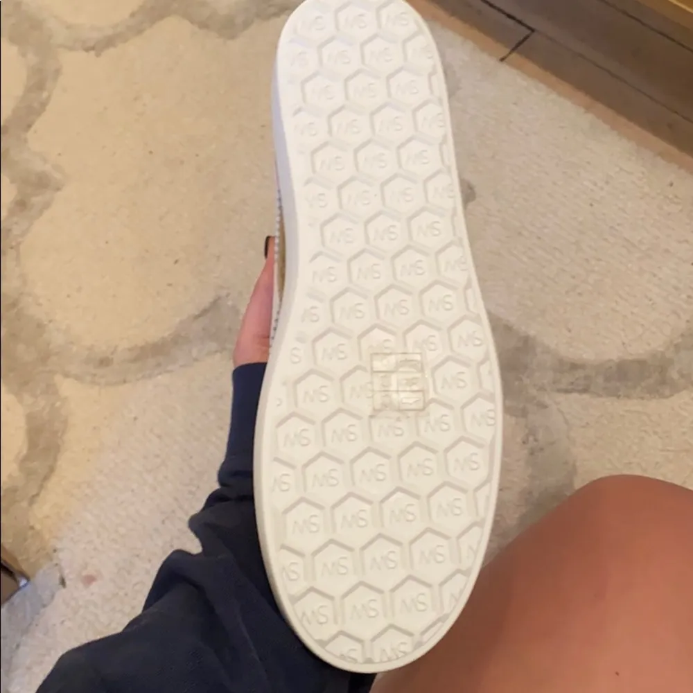 NWT Gold Stuart Weitzman Sneakers - Image 8