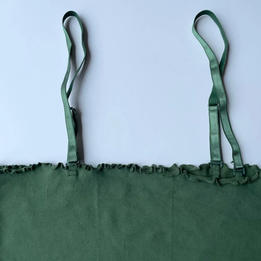 Bralette Removable Strap Lightweight Green Size Medium/Large NEW - Image 2