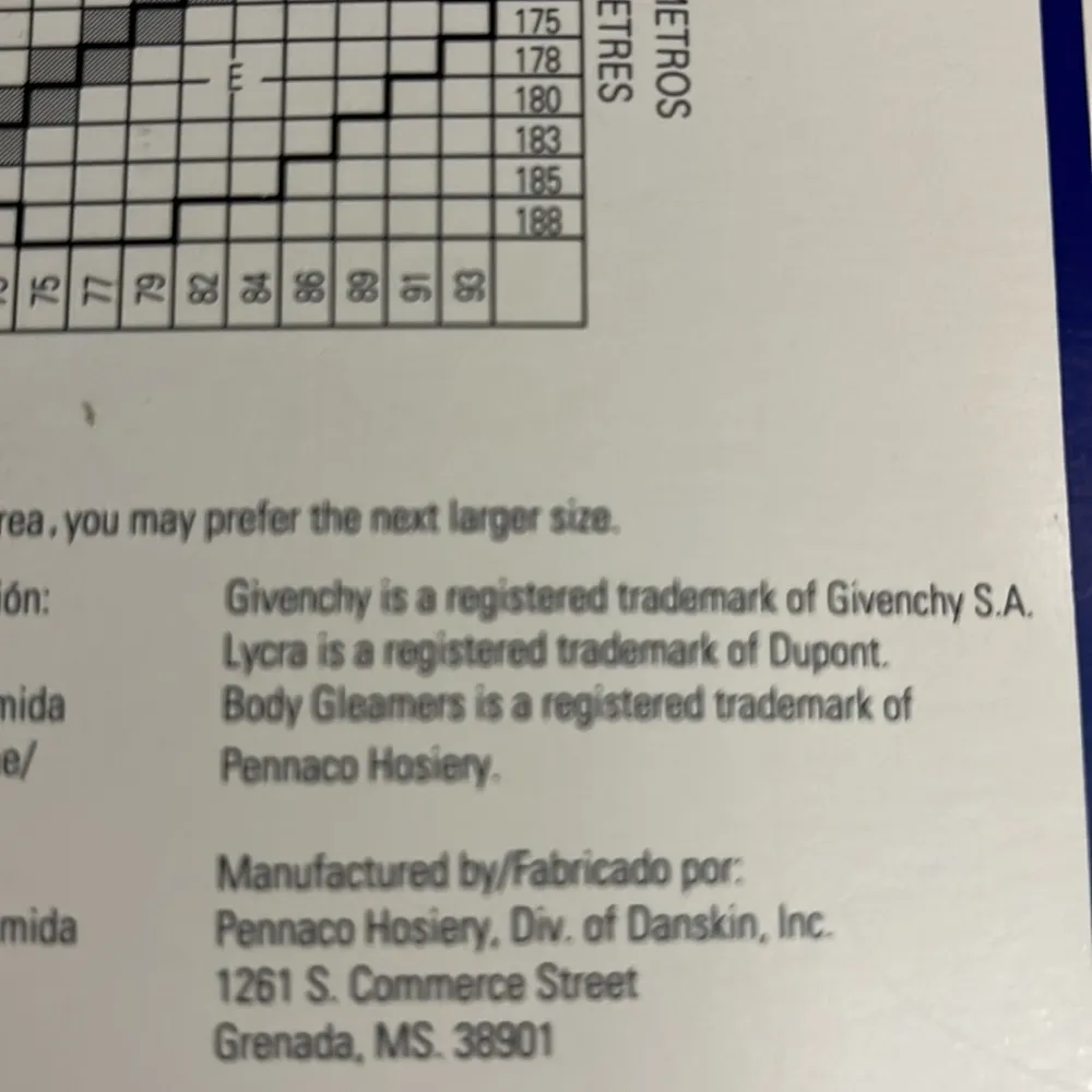 Givenchy Vintage Body Gleamers Shimmery Ultra Sheer Pantyhose Silver Fox Size C - Image 16