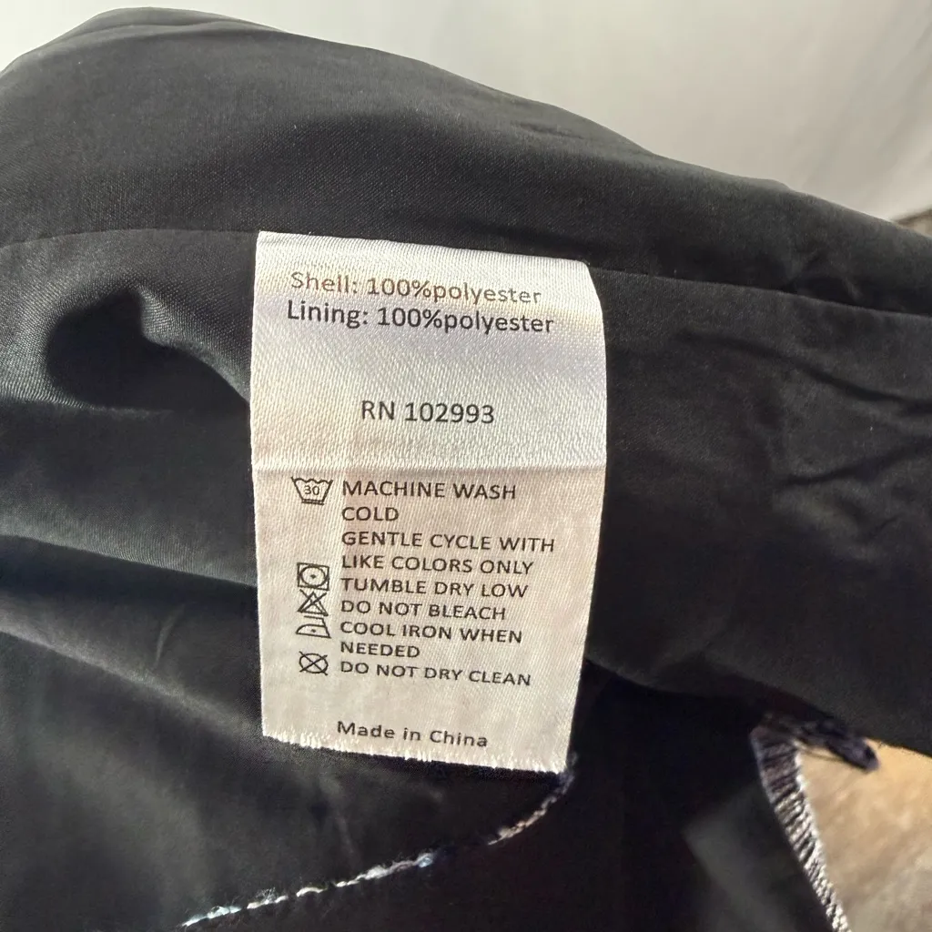 Adam Lippes x RTR Tweed Blazer in Blue Size 0 - Image 8