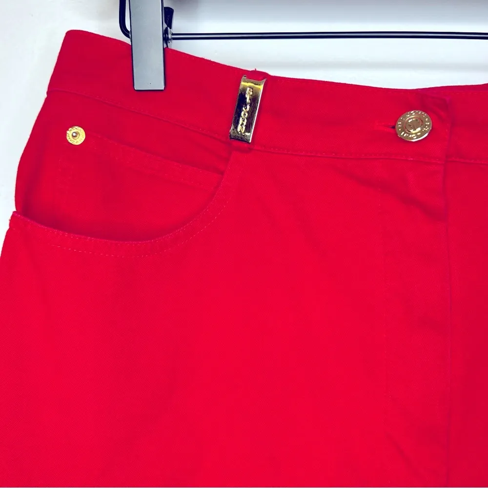St. John Sport Essential Red Trousers Size 10 - Image 4