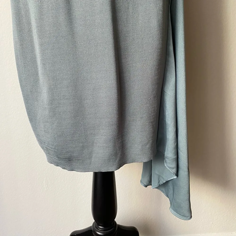 Nic & Zoe sz S minimalist flutter sleeve‎ midi dress - Image 4