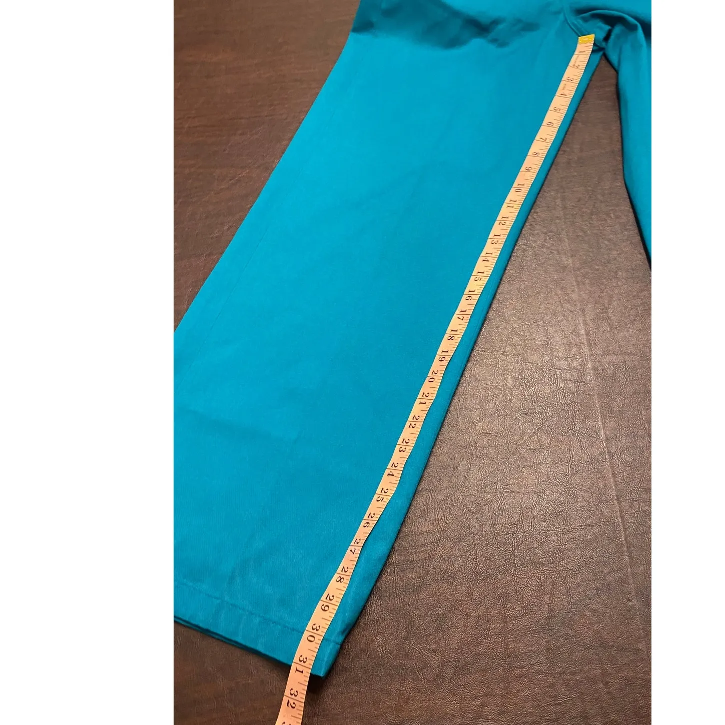 NWT Dickies‎ Teal Work Pants 90s Skater Wide Leg Streetwear Grunge Y2K Size 6 - Image 5