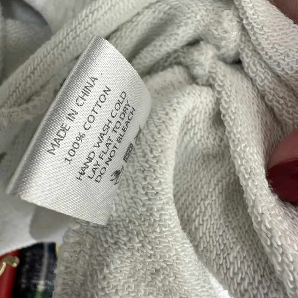 Kittenish Grey Sweatshirt Cardigan - Image 3