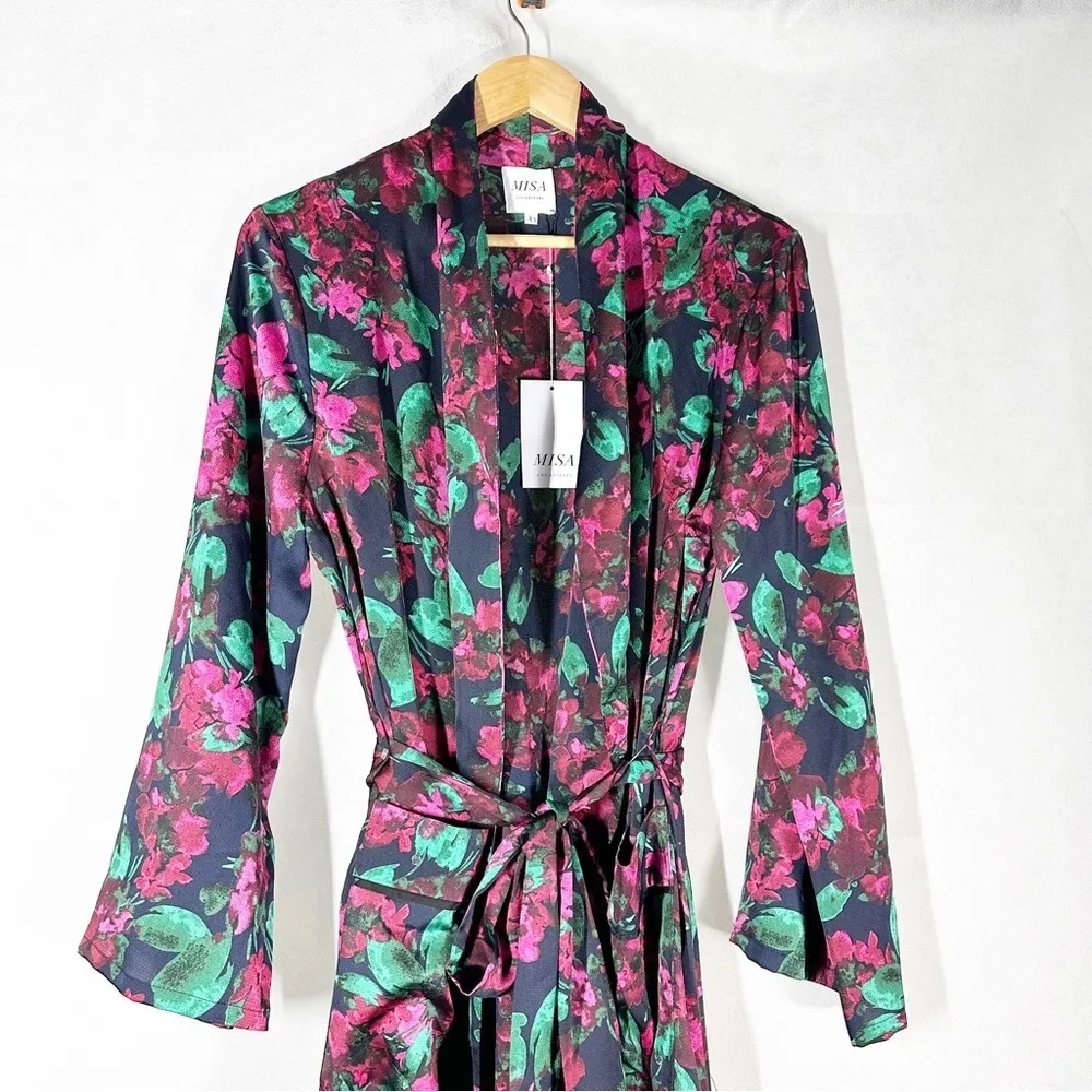 Misa Los Angeles Malini Enchanted Floral Size XS Robe Cardigan - Image 6