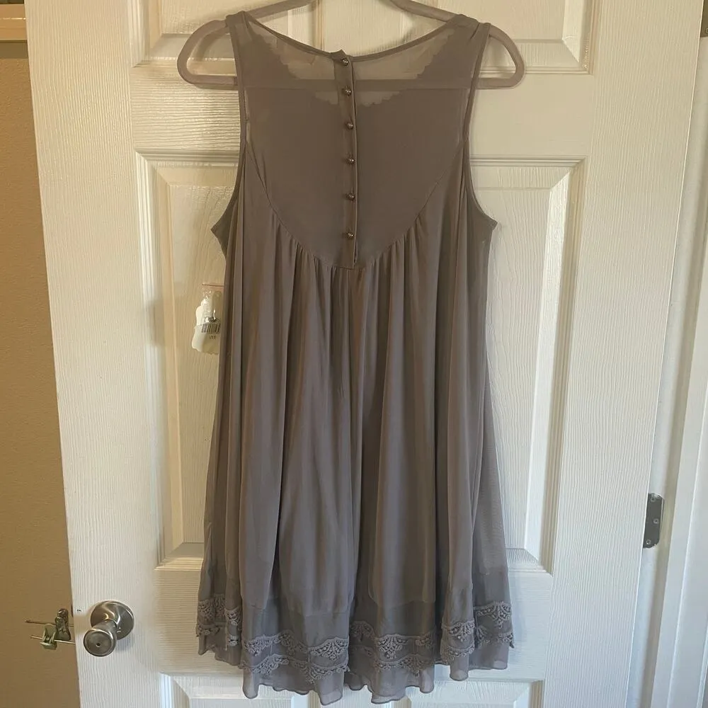 NWT ALTAR'D STATE Charlotte Dress Womens Lace Sleeveless Mini size Medium - Image 3
