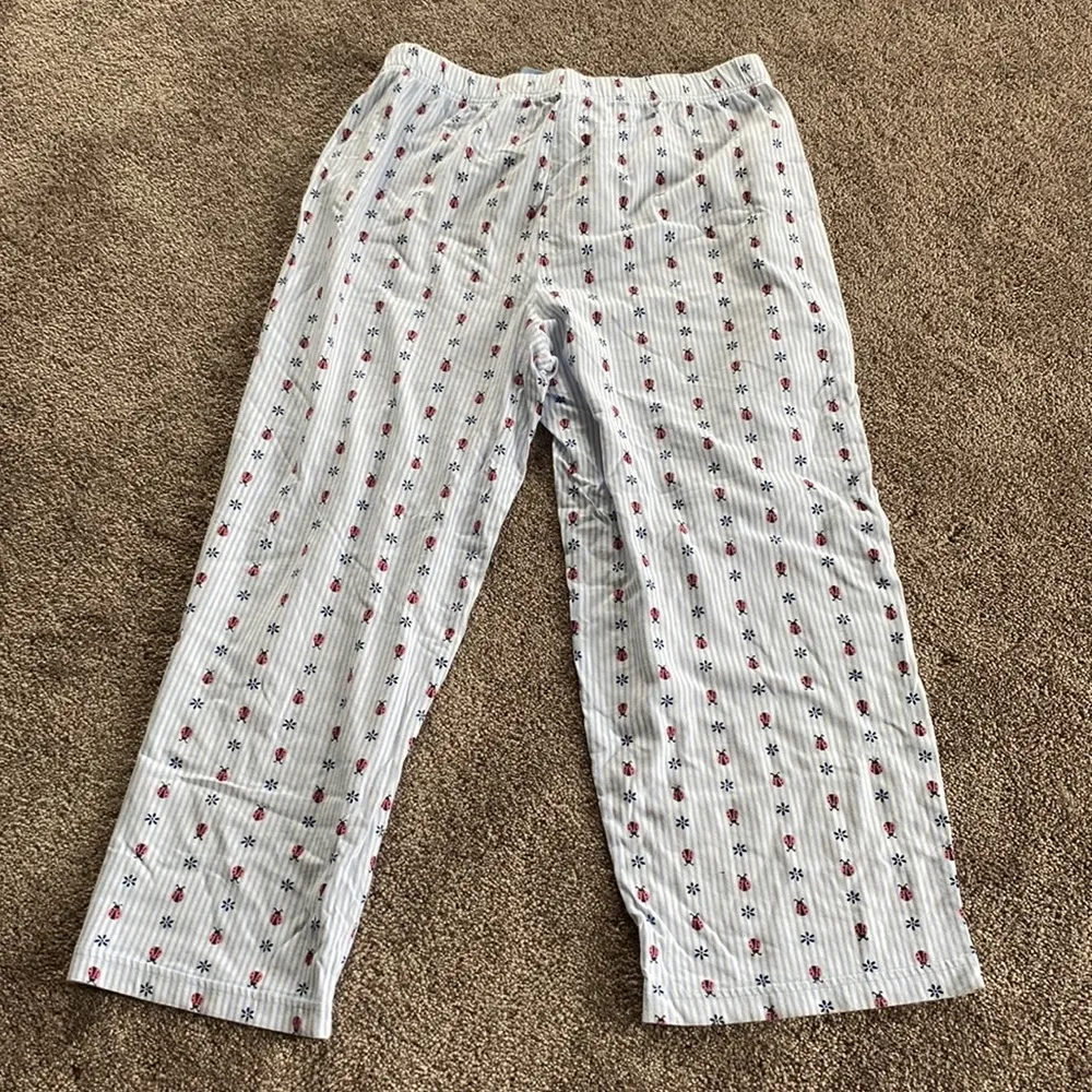 Charter Club Ladybug Cotton Pajama Set SIZE M - Image 9