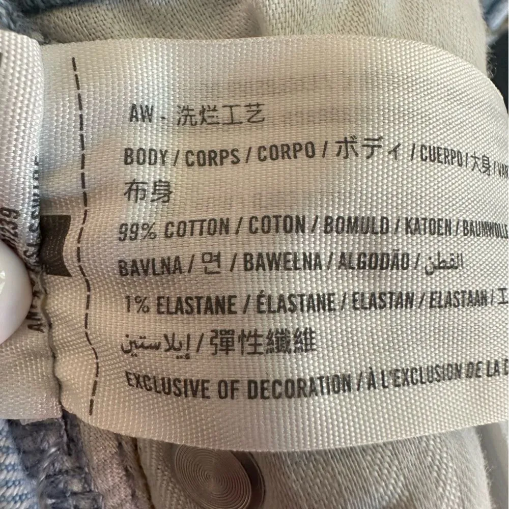 Abercrombie Fitch Curve Love Ultra High Rise 90s Straight Jeans Women’s 25 0 NEW - Image 10