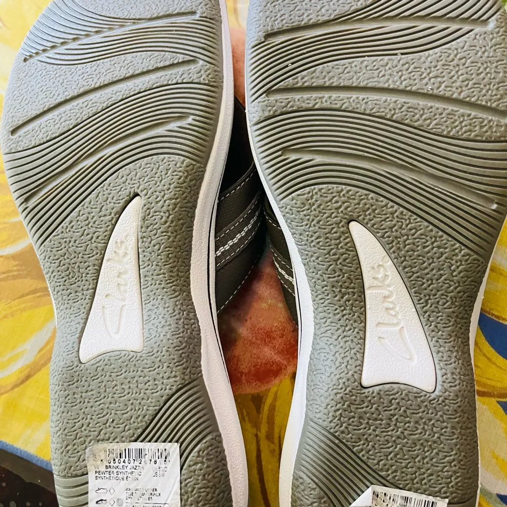 Cloud steppers by Clark’s women’s size 8 breeze sea pewter cushioned sole Gray - Image 5