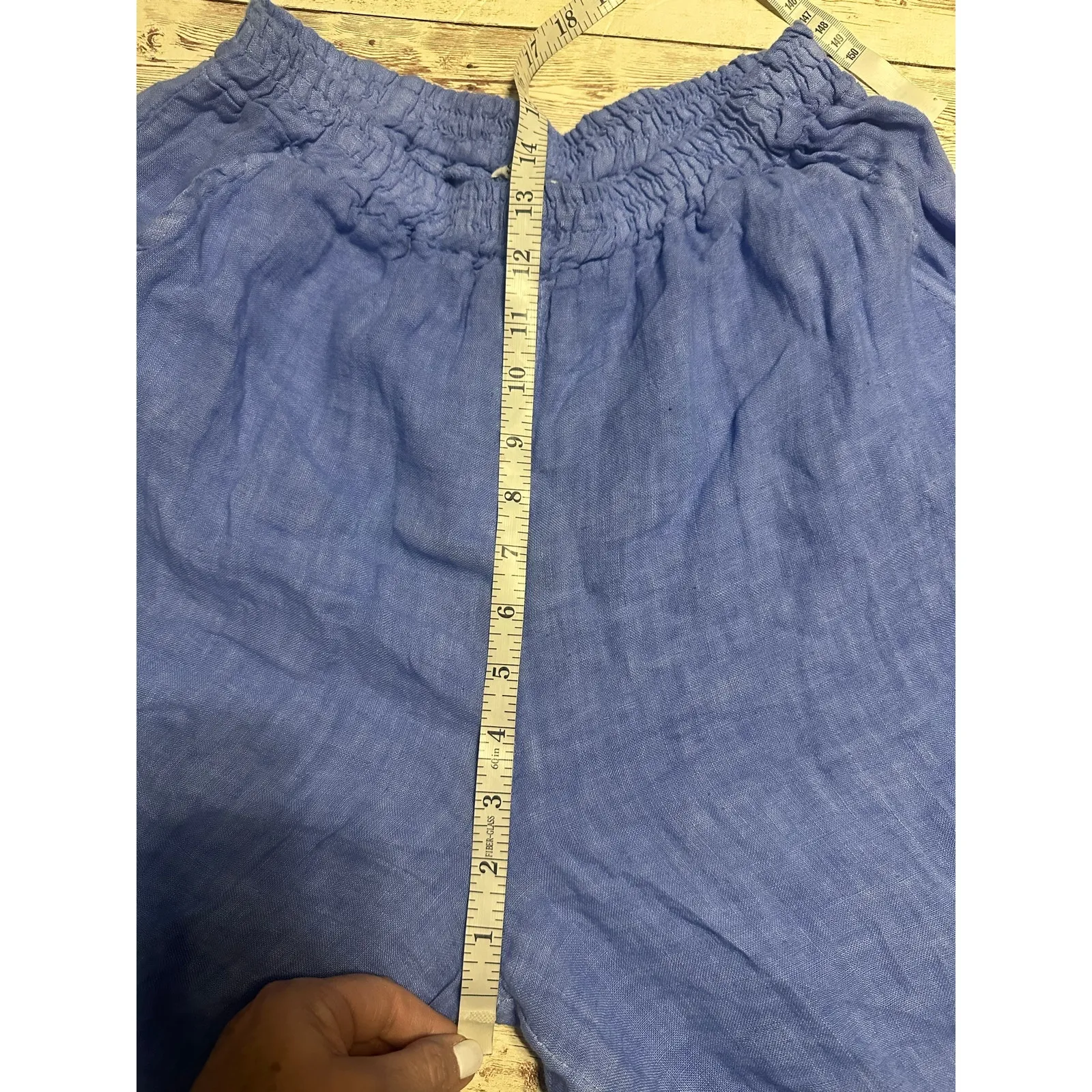 Puro Lino 100% Linen Pants O/S (US 6 - Image 7