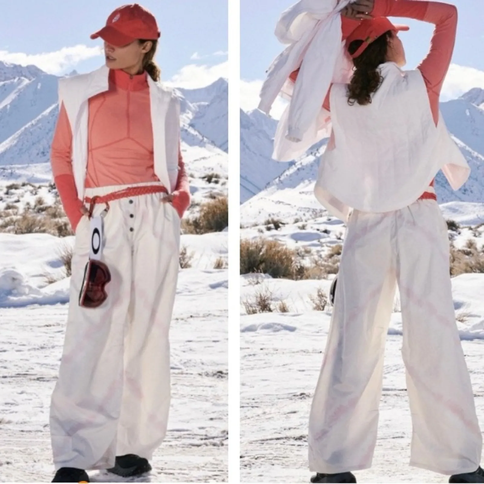 Free People Pregame Printed Wide Leg Lightweight Pants XS New Without Tags - Image 15