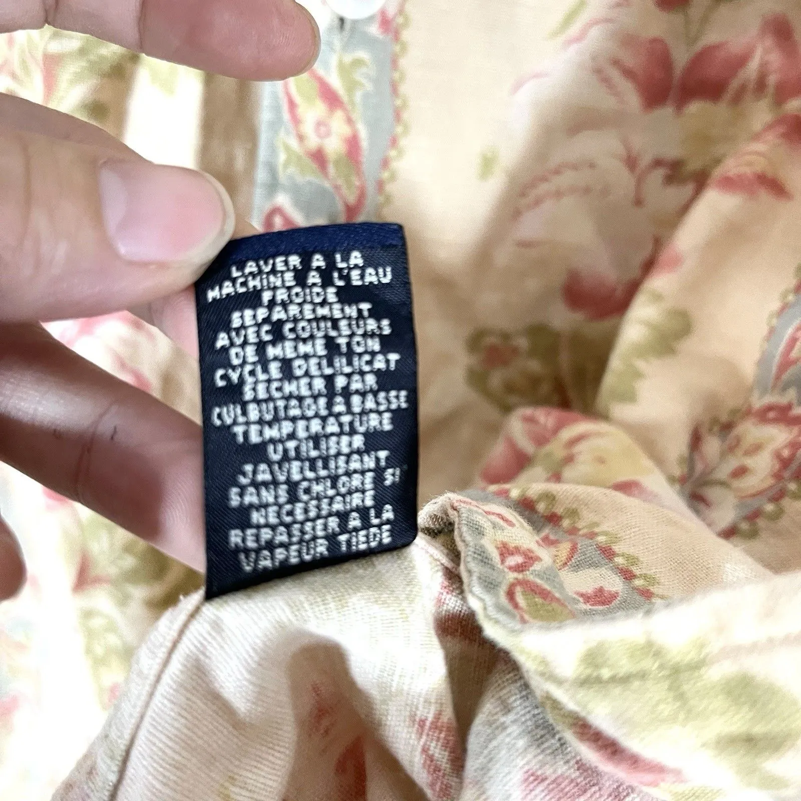 Daniel Cremieux SIGNATURE Tropical Floral Print Short Sleeve Shirt L - Image 4