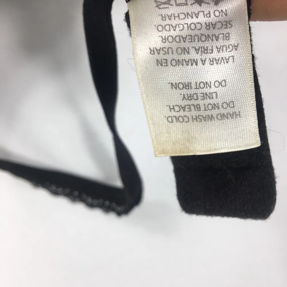 Jessica Simpson Black Lace Padded Underwire Bra32C - Image 10