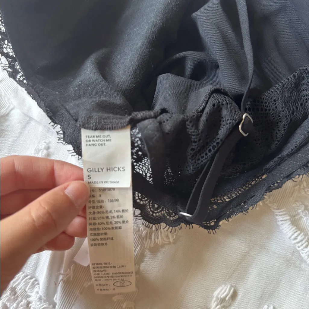 Black Lace Bralette Corset Top - Image 5