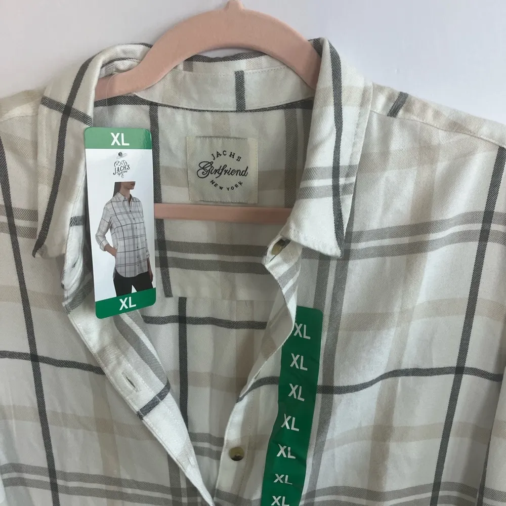 JACHS Girlfriend New York Shirt Pockets NWT Size XL - Image 2