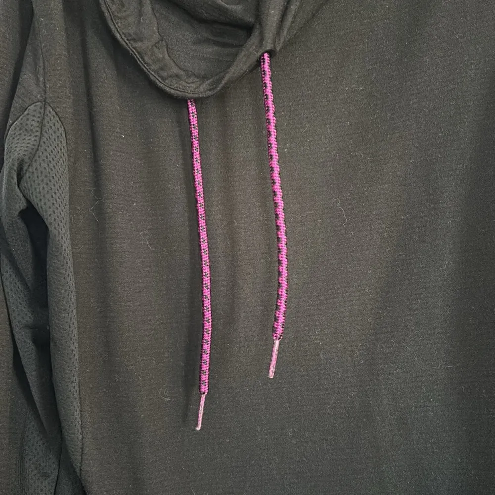 Columbia Cowl Neck Black long Sleeve Top - Image 3